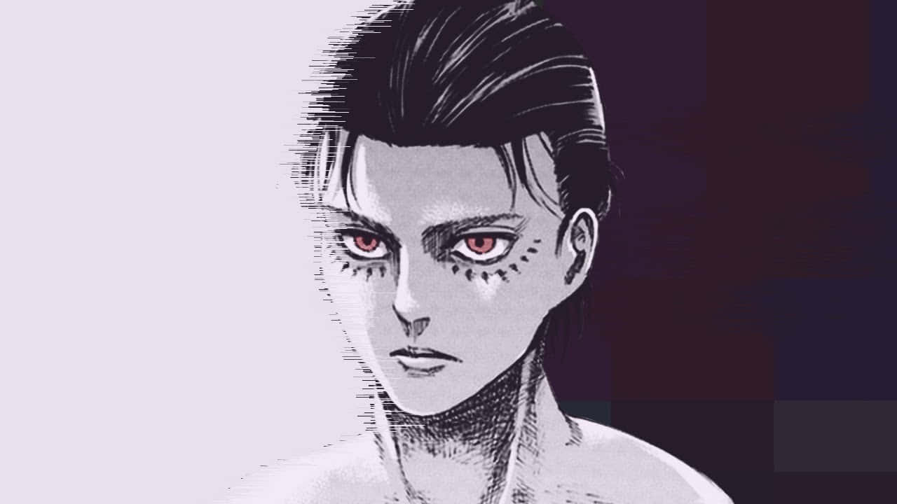 Black And White Eren Yeager Pfp Wallpaper