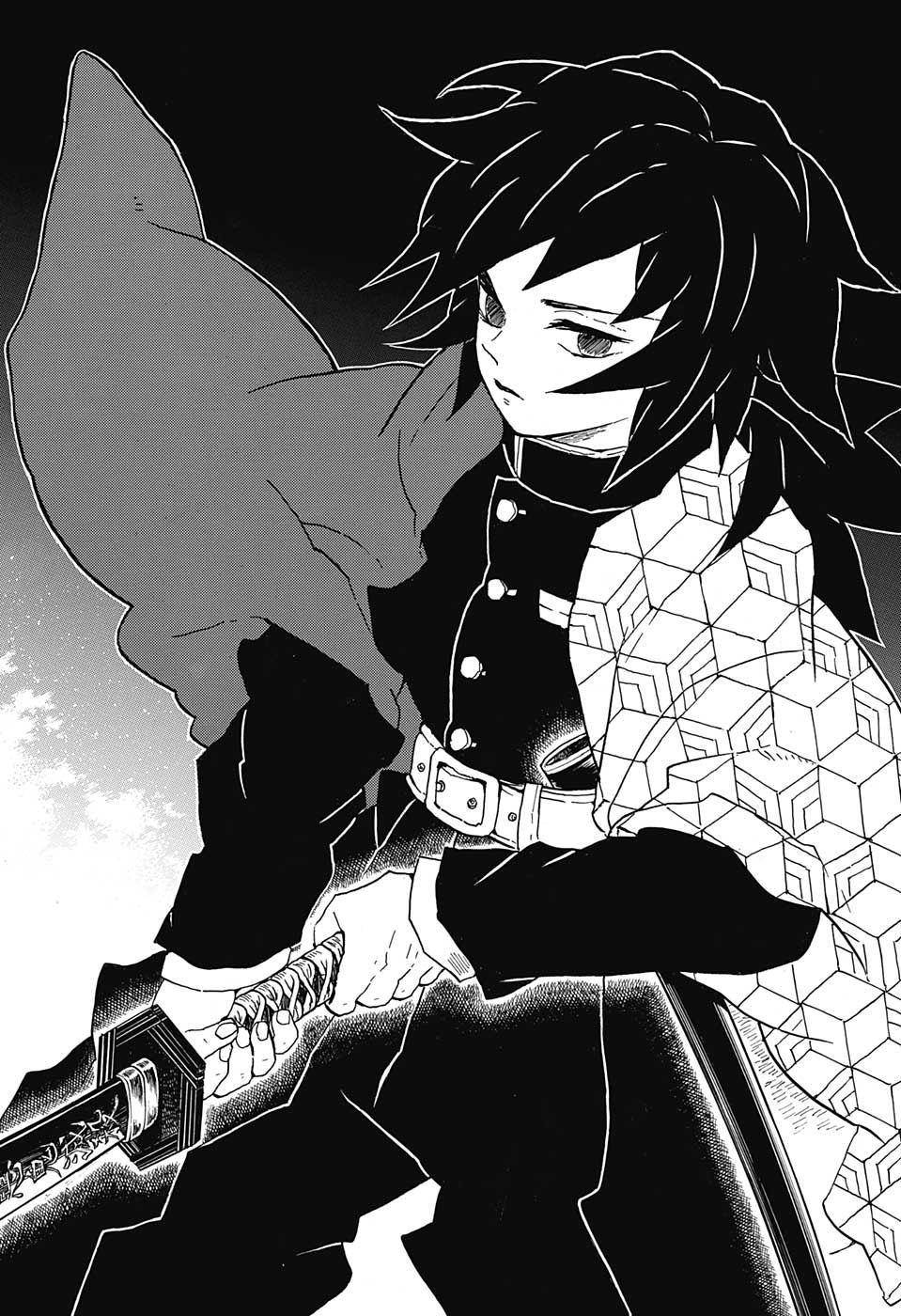 Black And White Giyuu Tomioka Wallpaper