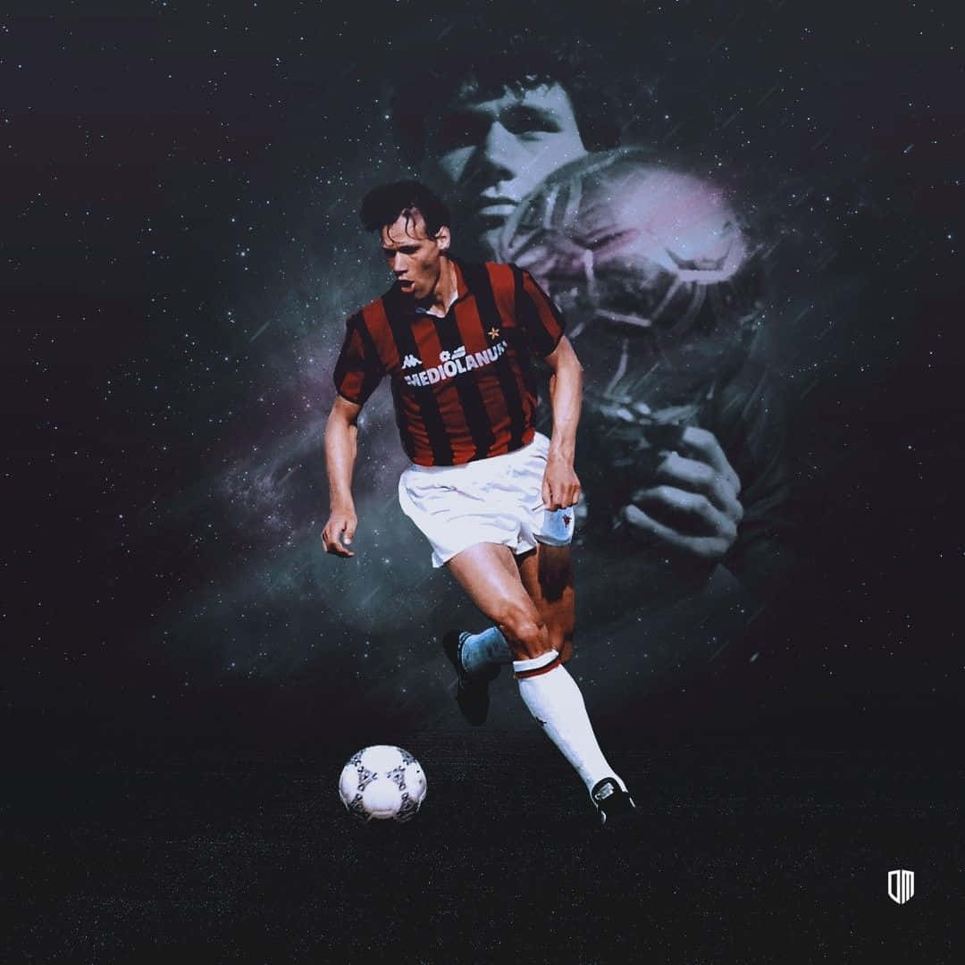 Black And White Marco Van Basten Wallpaper