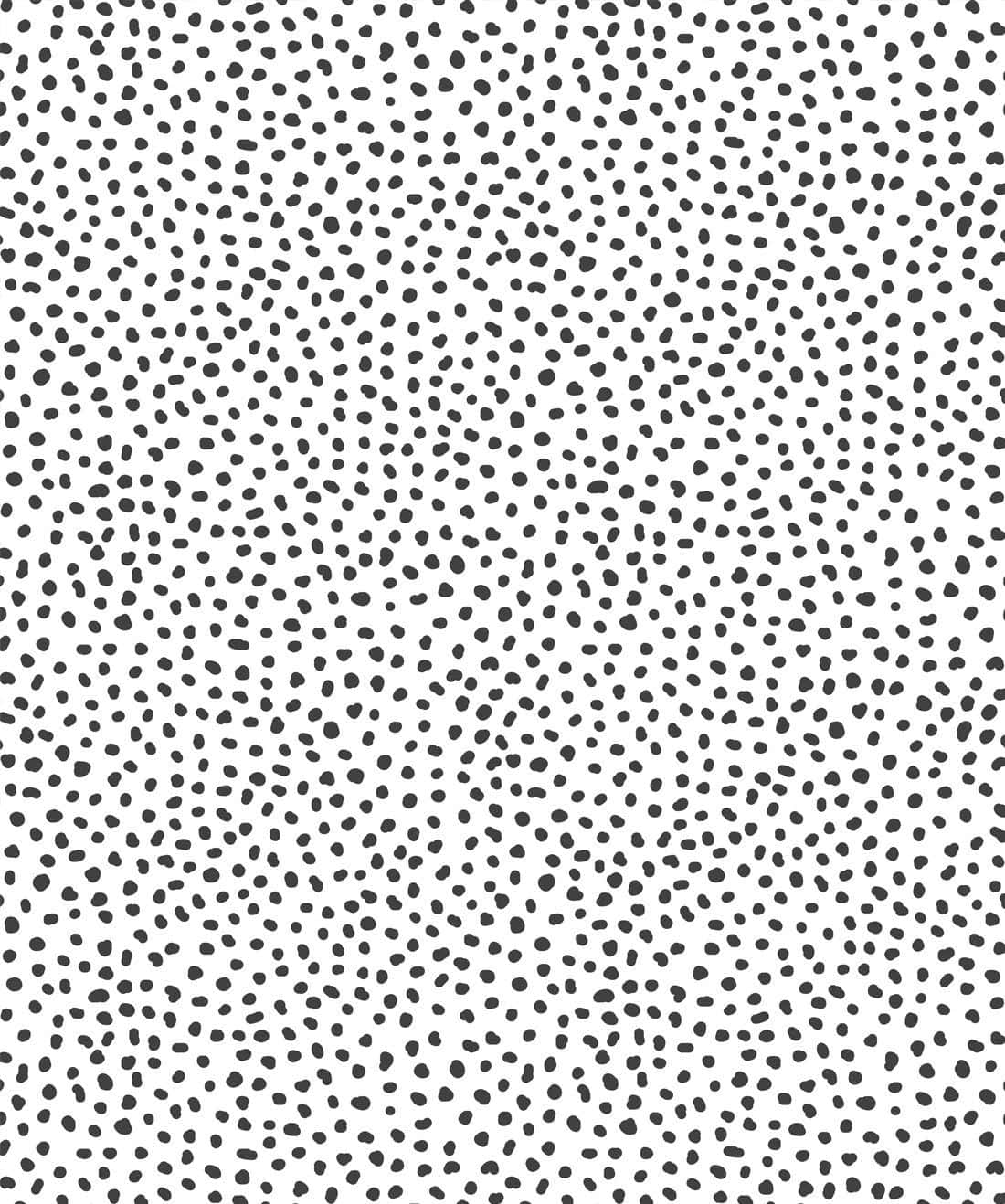 Black And White Polka Dot Pattern Wallpaper