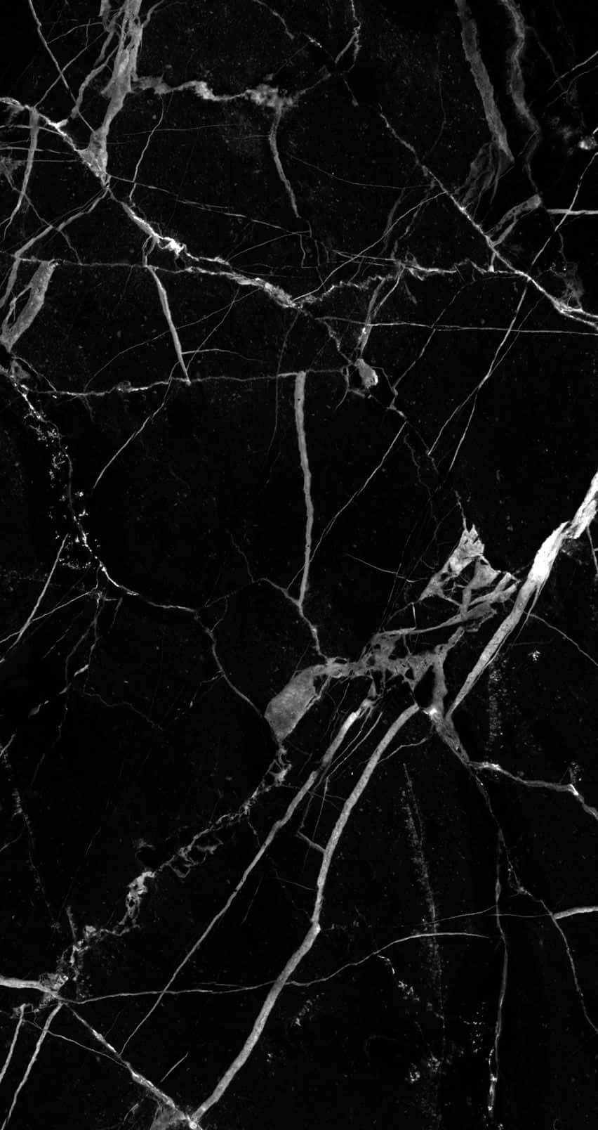 Black And White Shattered Line Marble Wallpaper