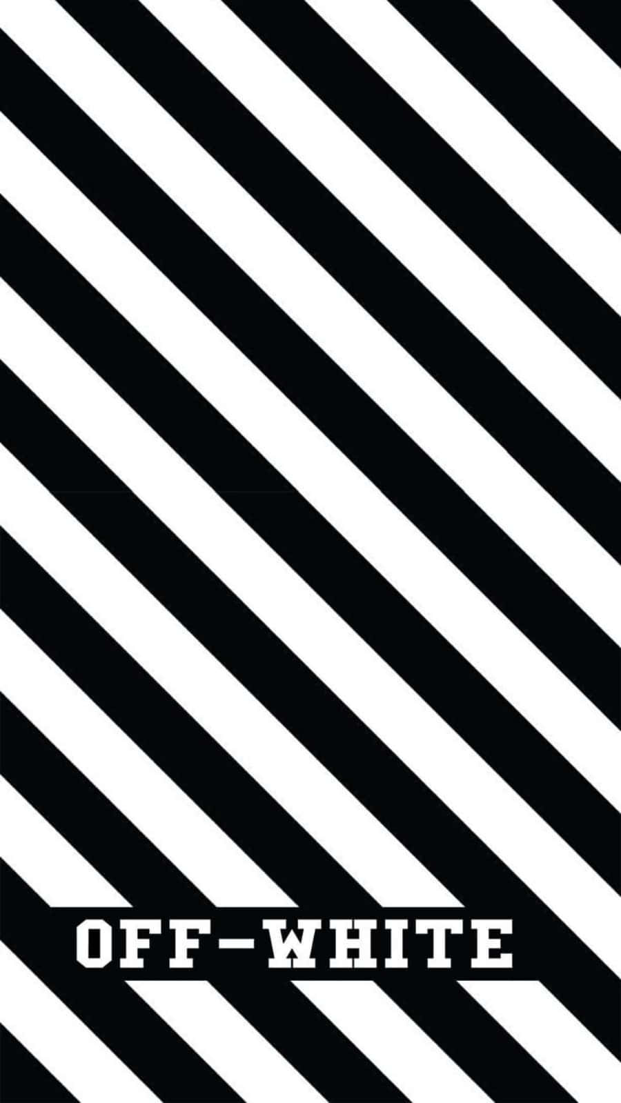 Black And White Stripe Off White Iphone 11 Wallpaper