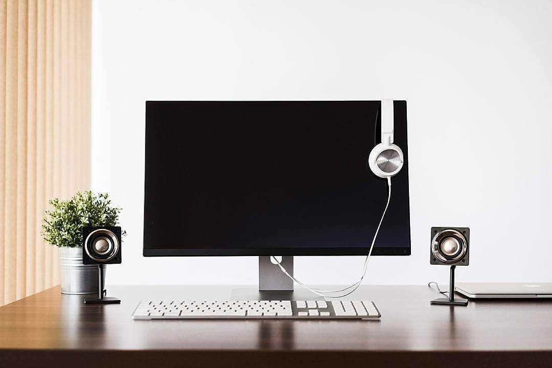 Black And White Workspace Tumblr Desktop Wallpaper