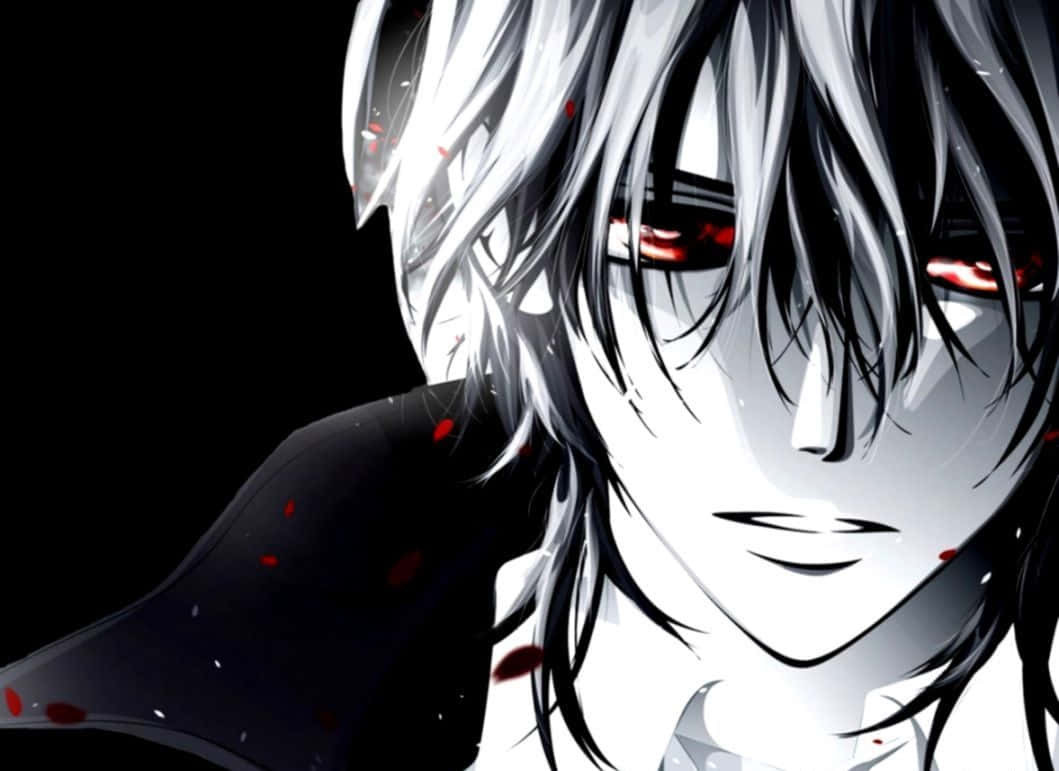 Black Anime Boy Kaname Kuran Vampire Knight Manga Wallpaper