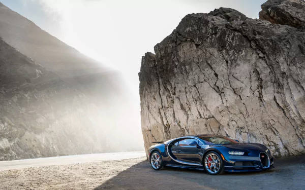 Black Bugatti Chiron 4k Wallpaper