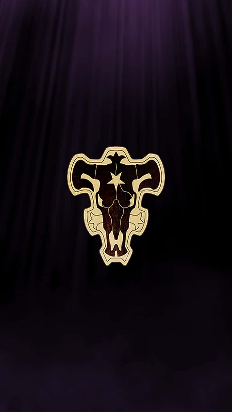 Black Bull Emblem Black Clover Wallpaper