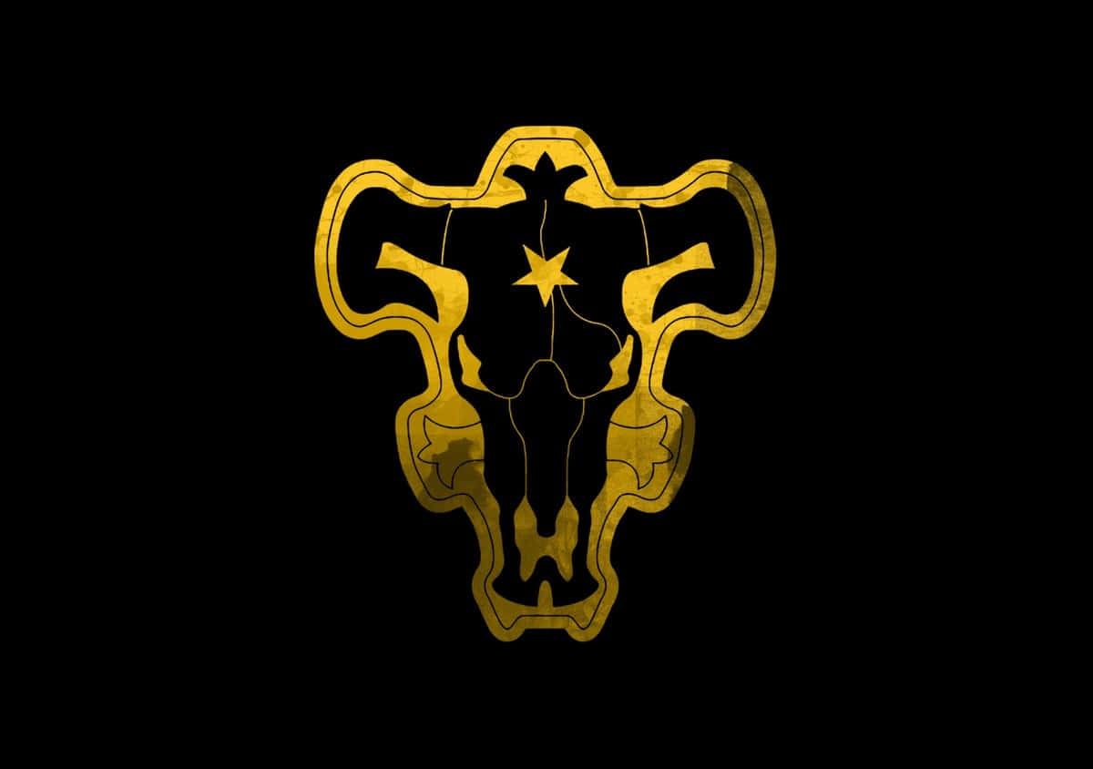 Black Bull Emblem Black Clover Wallpaper