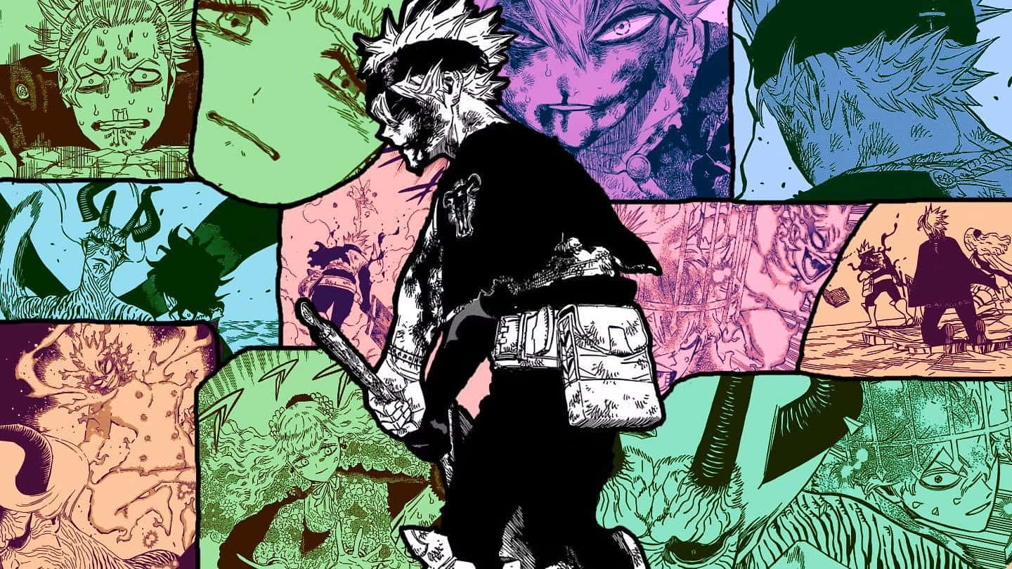 Black Clover Manga Collage Wallpaper