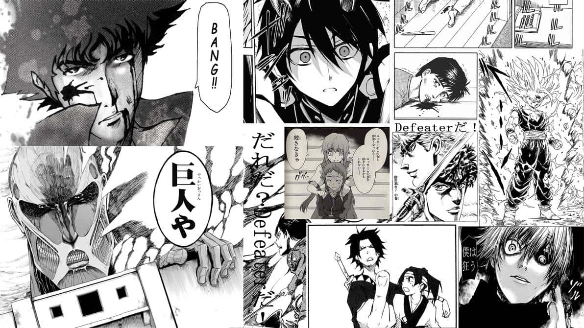 Black Clover Manga Collage Wallpaper