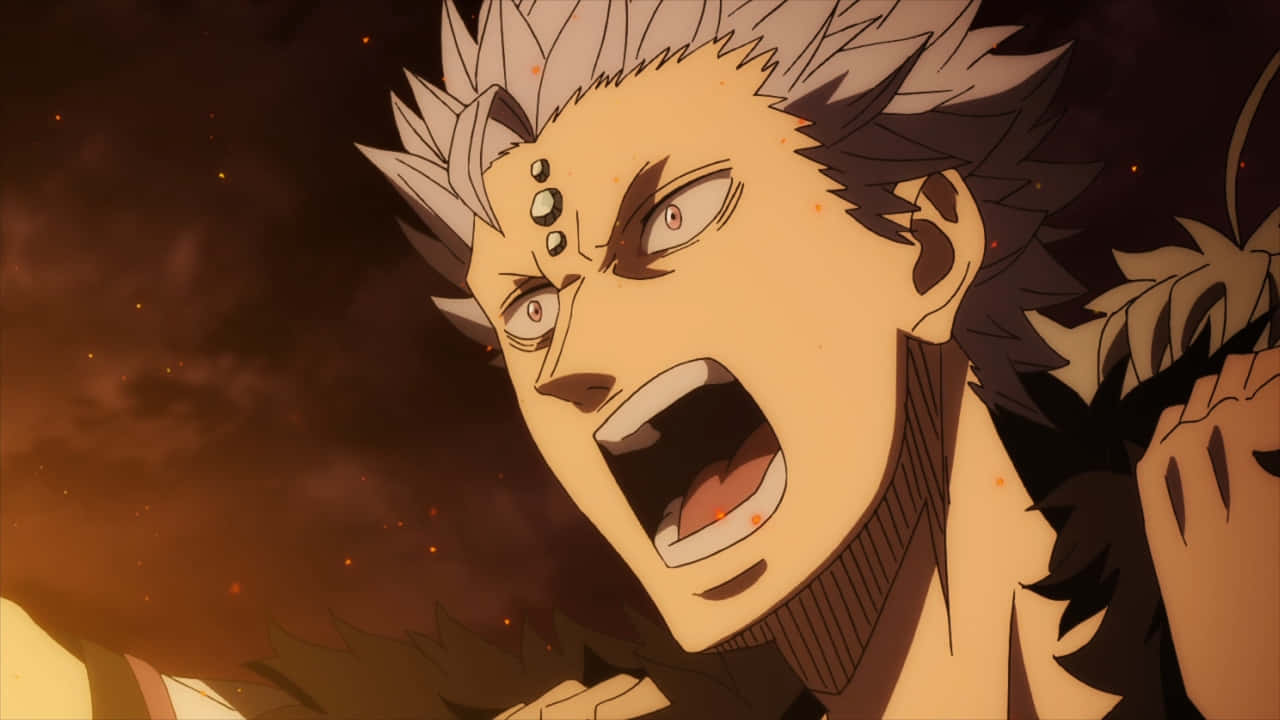 Black Clover Mars Angry Expression Wallpaper