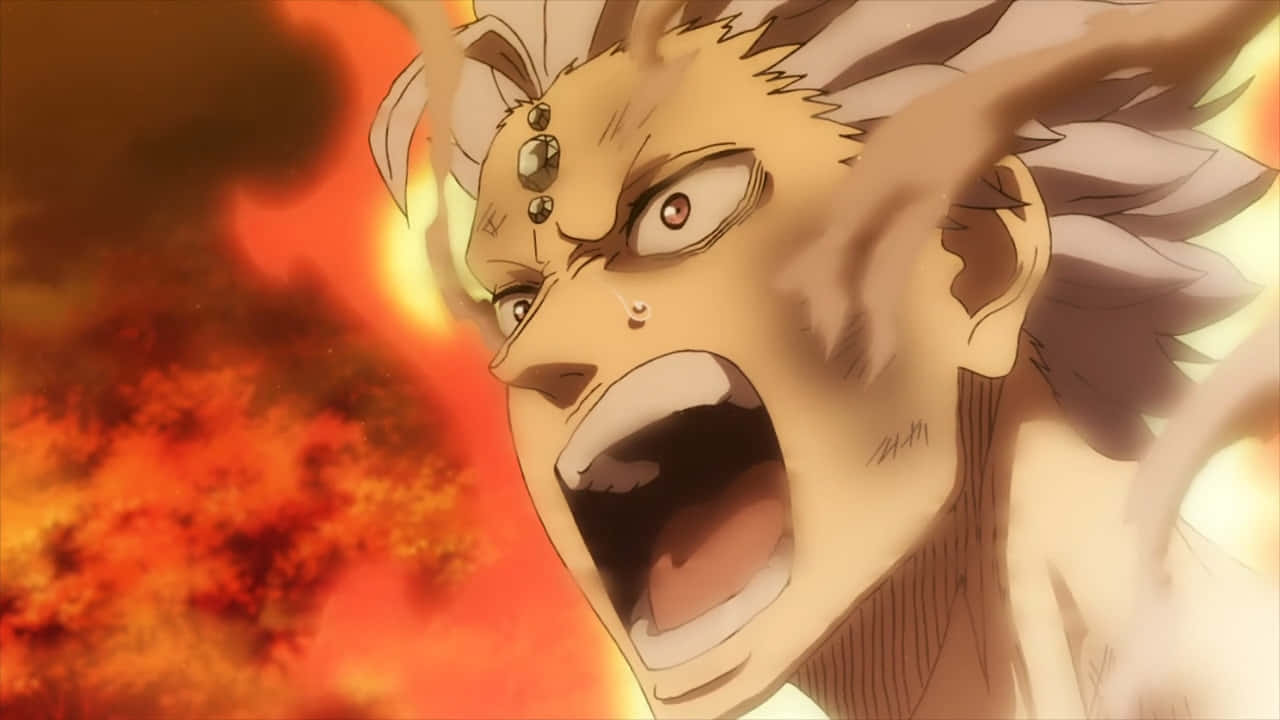 Black Clover Mars Angry Expression Wallpaper