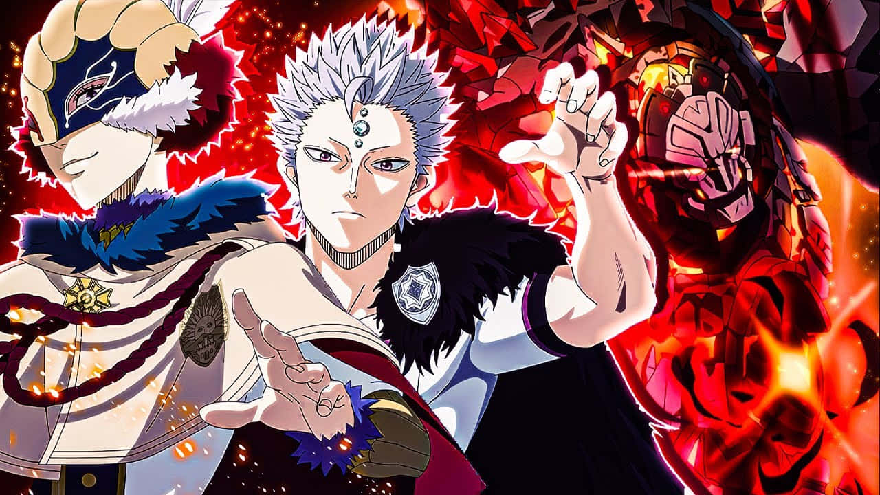 Black Clover Mars Character Collage Wallpaper