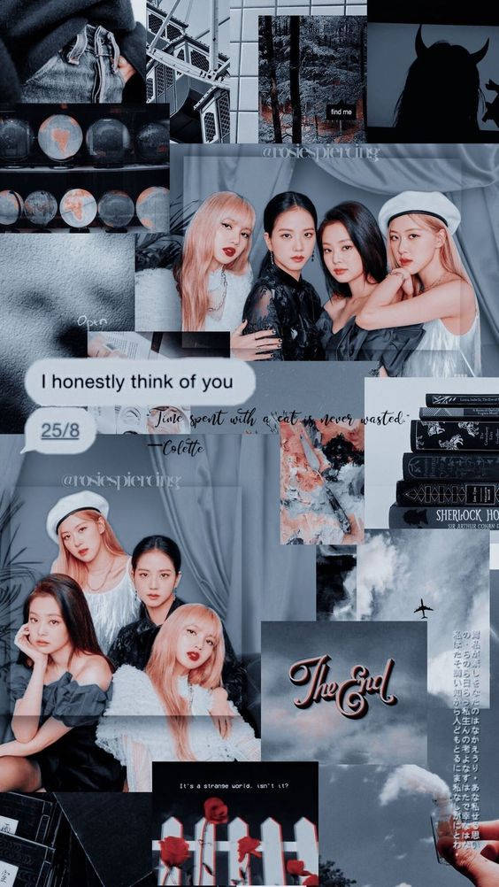 Black Concept Blackpink Aesthetic Wallpaper