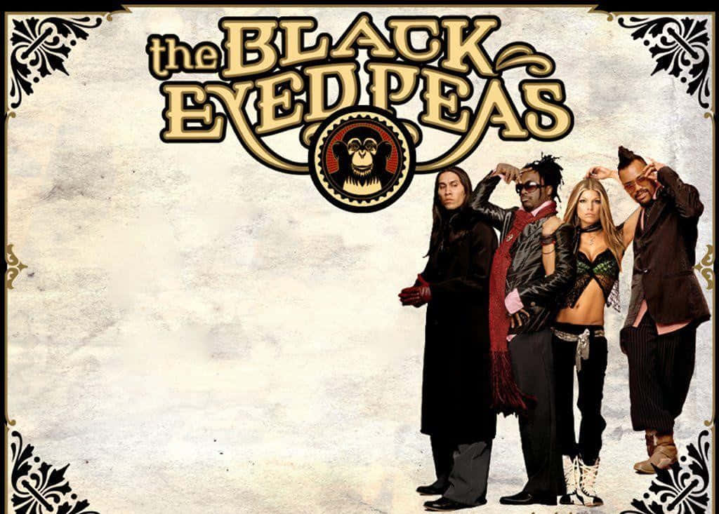 Black Eyed Peas Singing On Stage Wallpaper