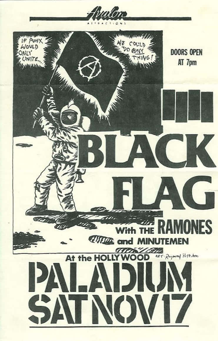 Black Flag Band Iconic Symbol Wallpaper