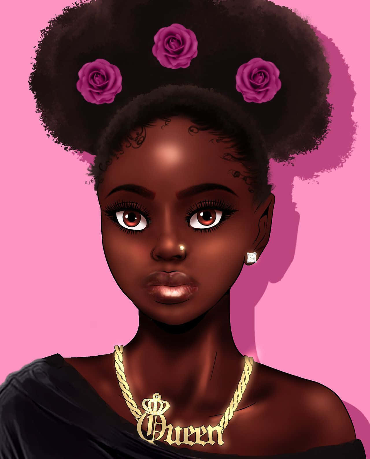 Black Girl Magic Artwork Wallpaper