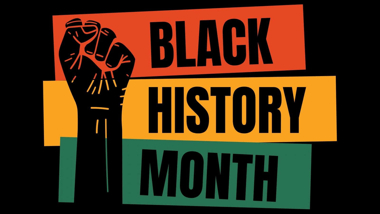 Black History Month Celebration Banner Wallpaper