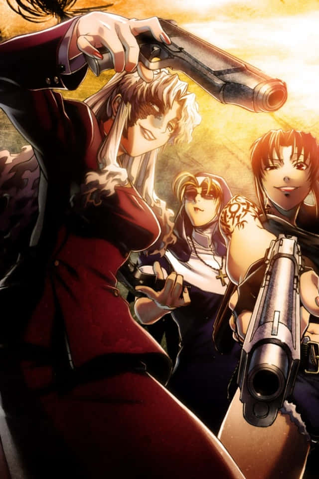 Black Lagoon Robertaand Team Wallpaper