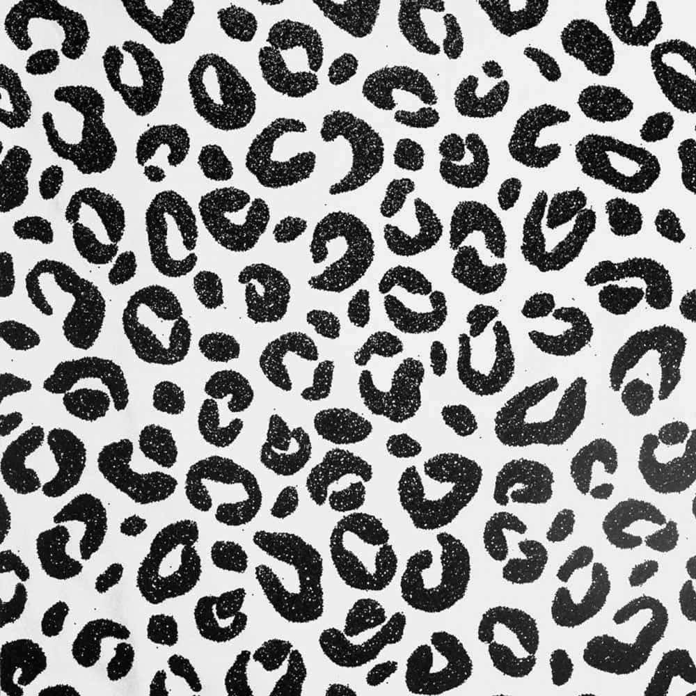 Black Leopard Print Pattern Wallpaper