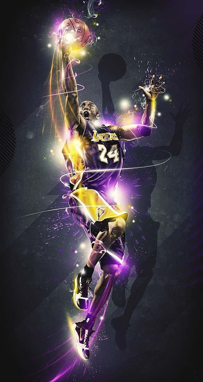 Black Mamba Kobe Purple Art Wallpaper