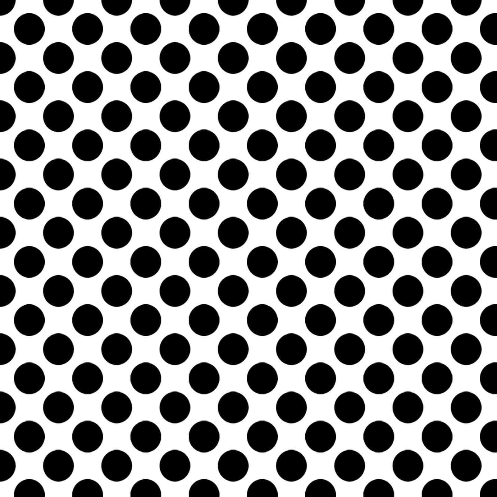 Black Polka Dot 1600 X 1600 Wallpaper