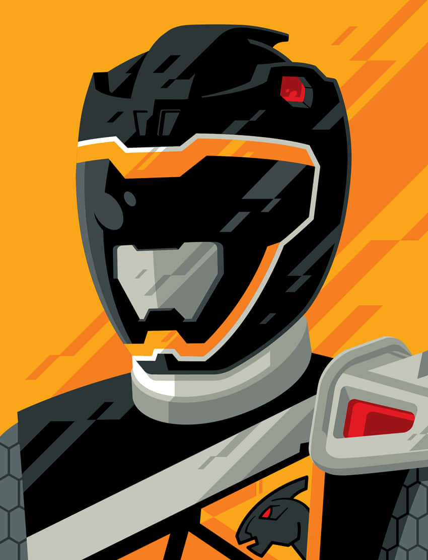 Black Ranger Illustration Wallpaper