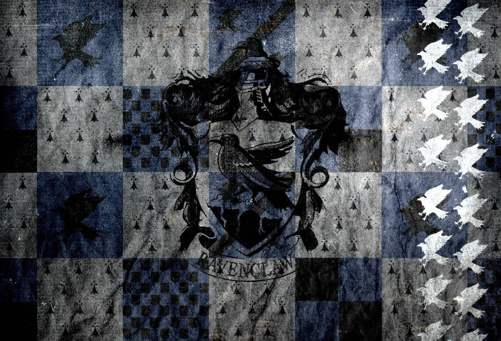 Black Ravenclaw Flag Hd Wallpaper