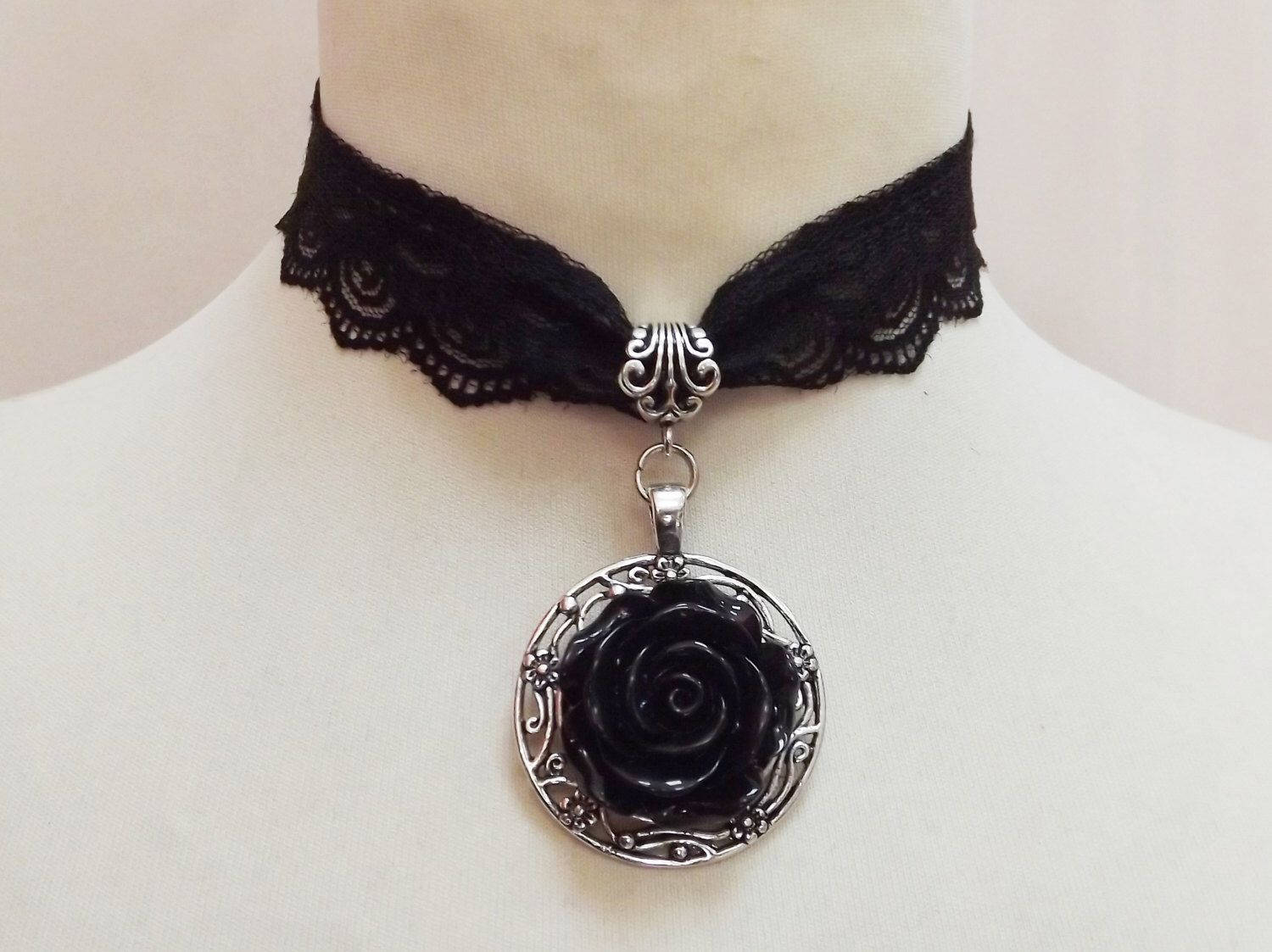 Black Rose Choker Wallpaper