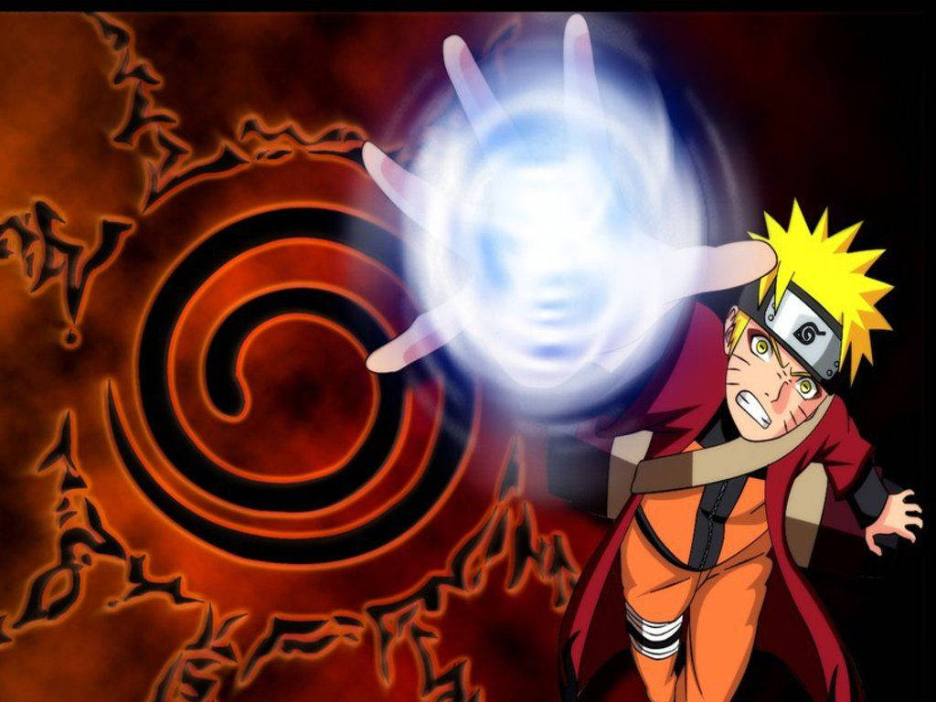 Black Seal Naruto With Rasengan Wallpaper