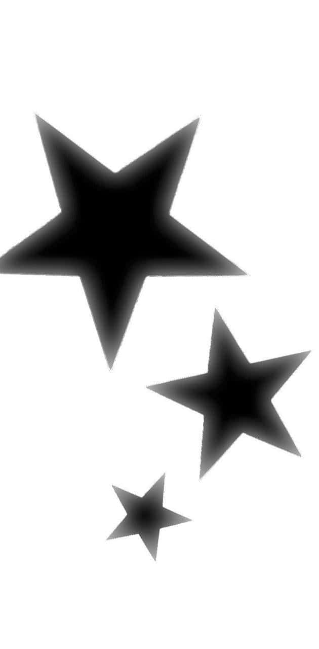 Black_ Stars_ Falling_ Gradient_ Background.jpg Wallpaper