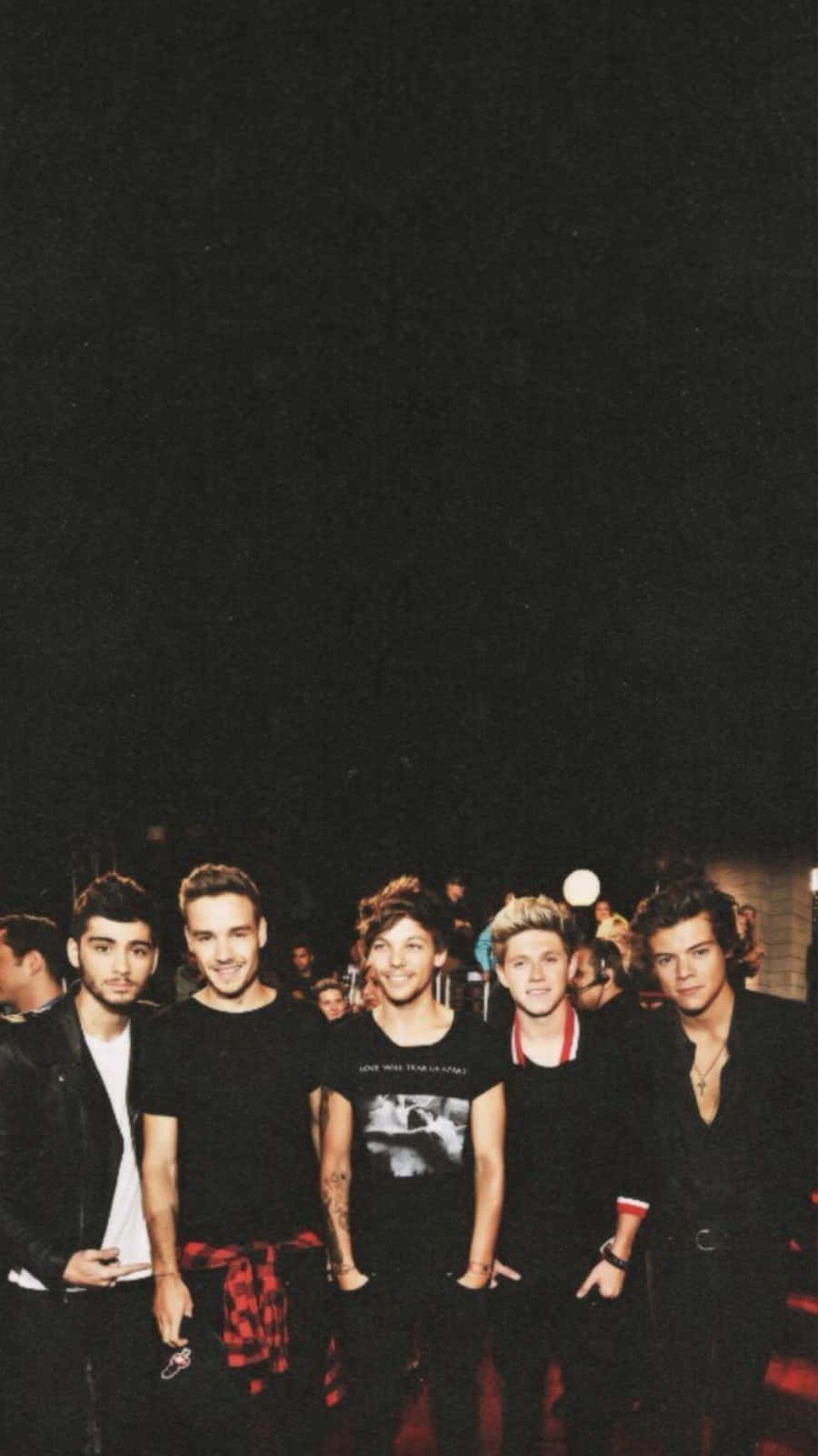 Black Stylish 1 Direction Iphone Wallpaper