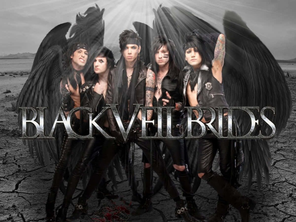 Black Veil Brides At A Live Concert Wallpaper