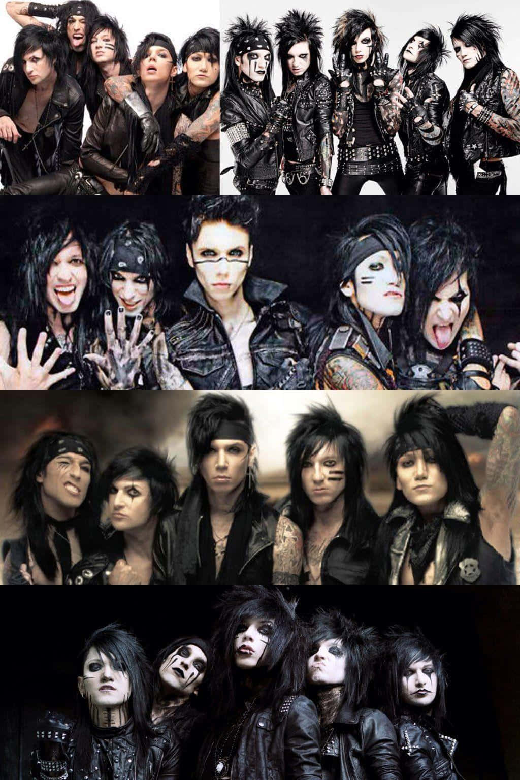 Black Veil Brides At Their Epic Live Performance Wallpaper