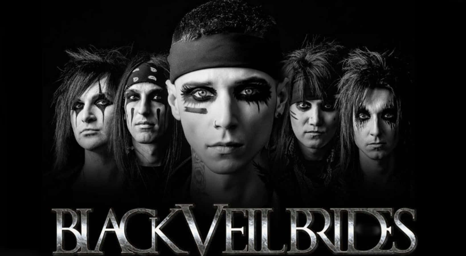 Black Veil Brides Rock Out On Stage Wallpaper