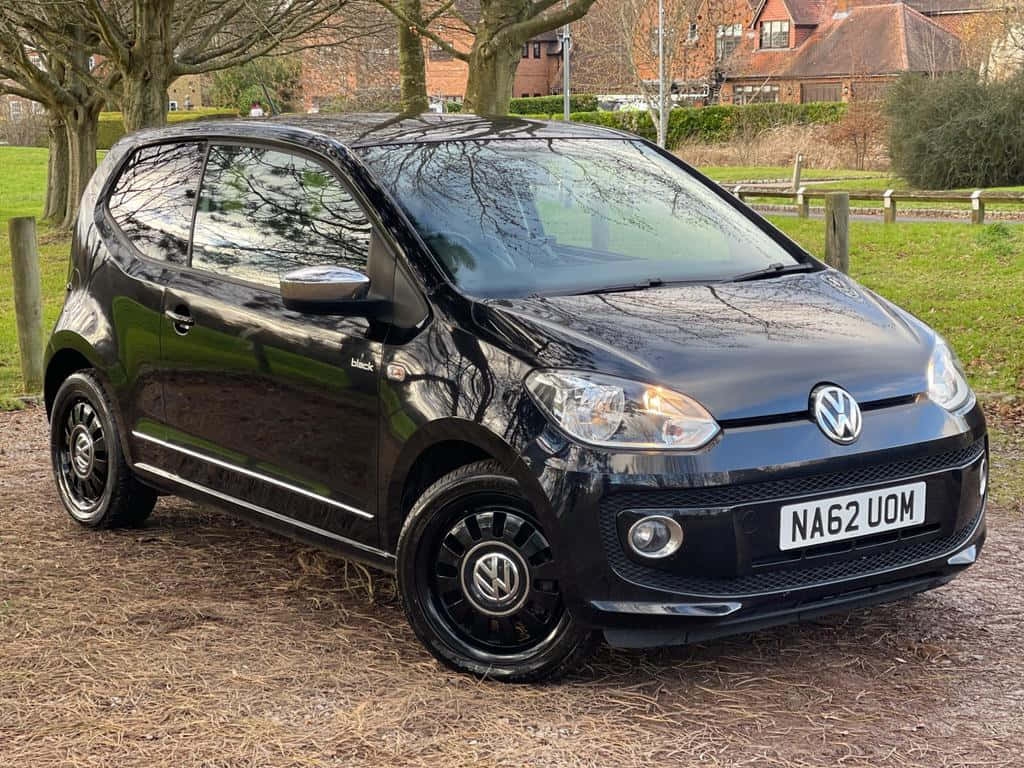 Black Volkswagen Up Parked Outdoors N A62 U O M Wallpaper