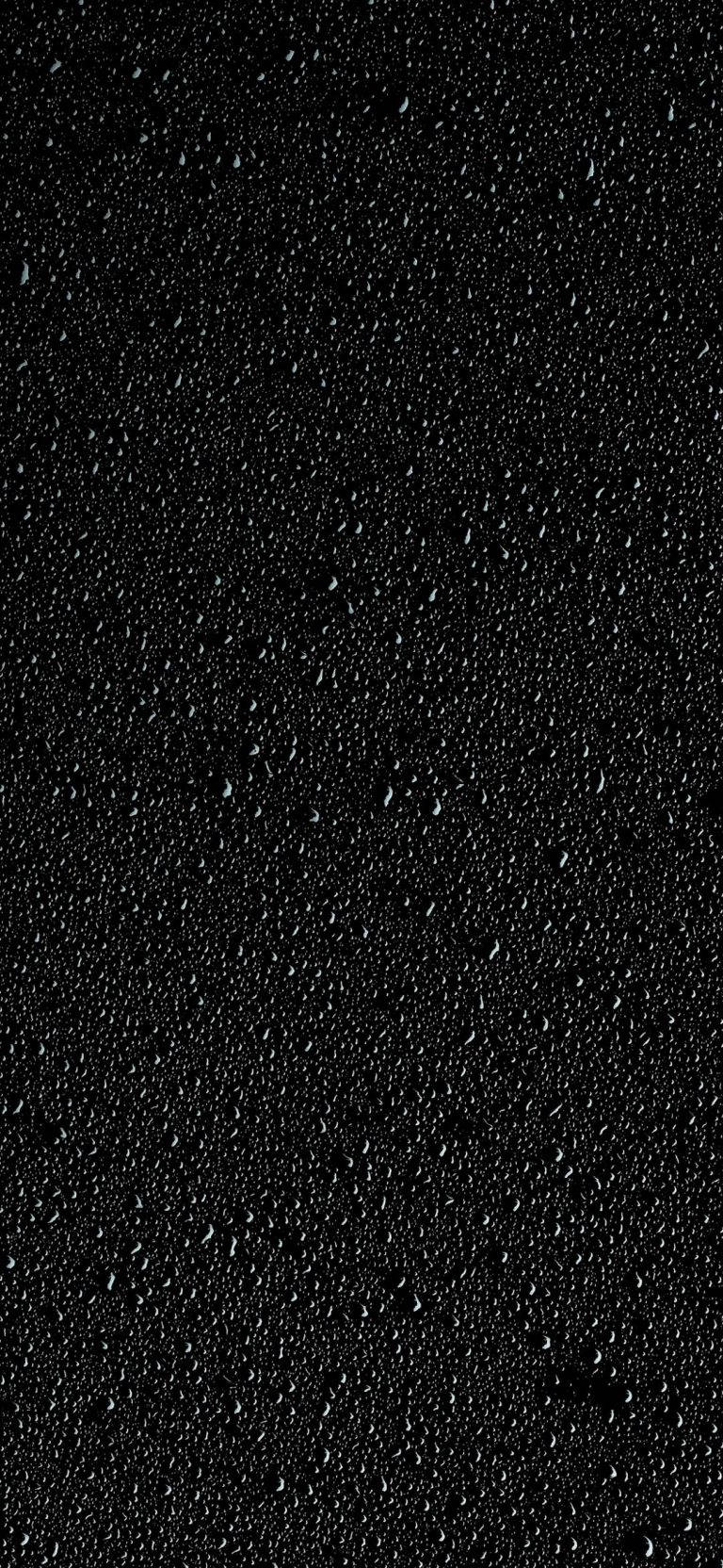 Black Water Droplets Iphone Whatsapp Wallpaper