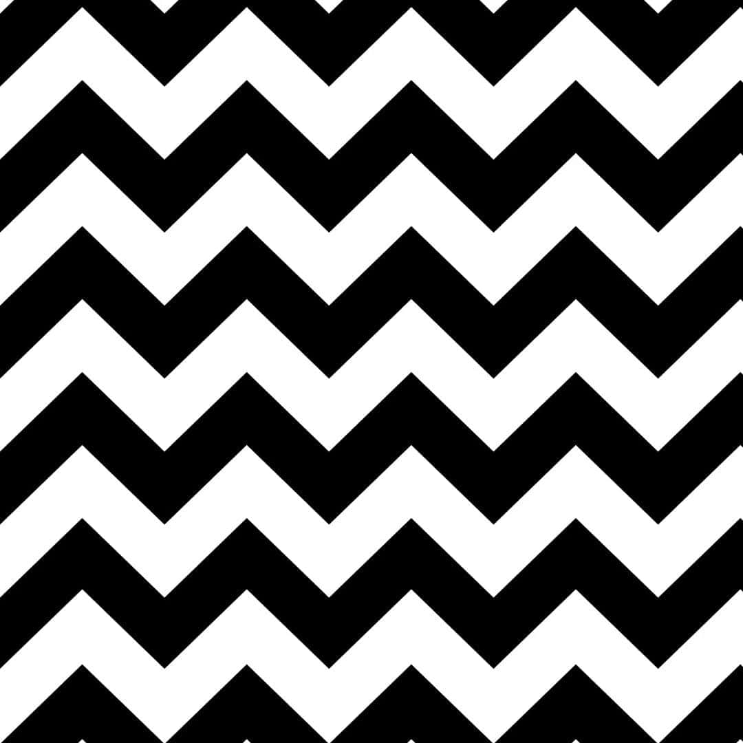 Black White Zigzag Pattern Wallpaper