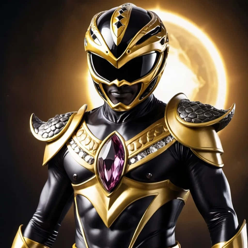 Blackand Gold Power Ranger Wallpaper