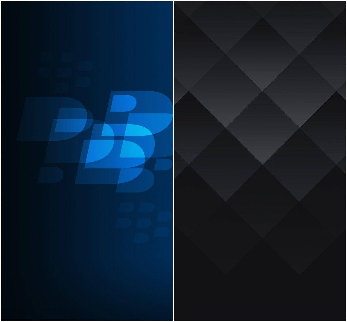 Blackberry Blue And Black Wallpaper