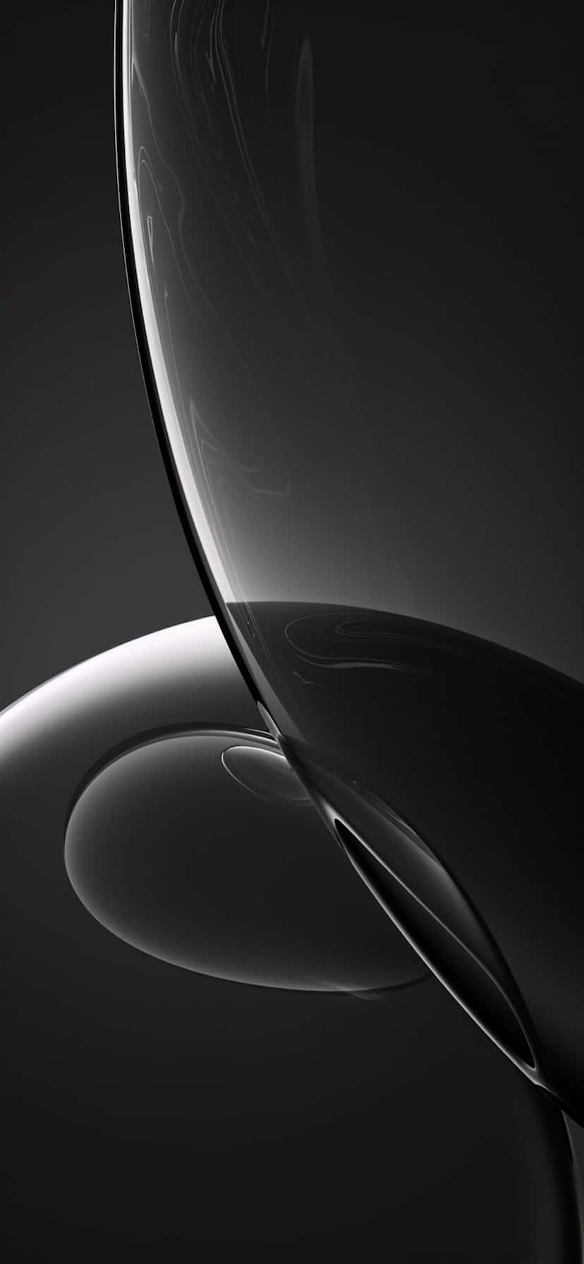 Blacki Phone X R Abstract Wallpaper Wallpaper