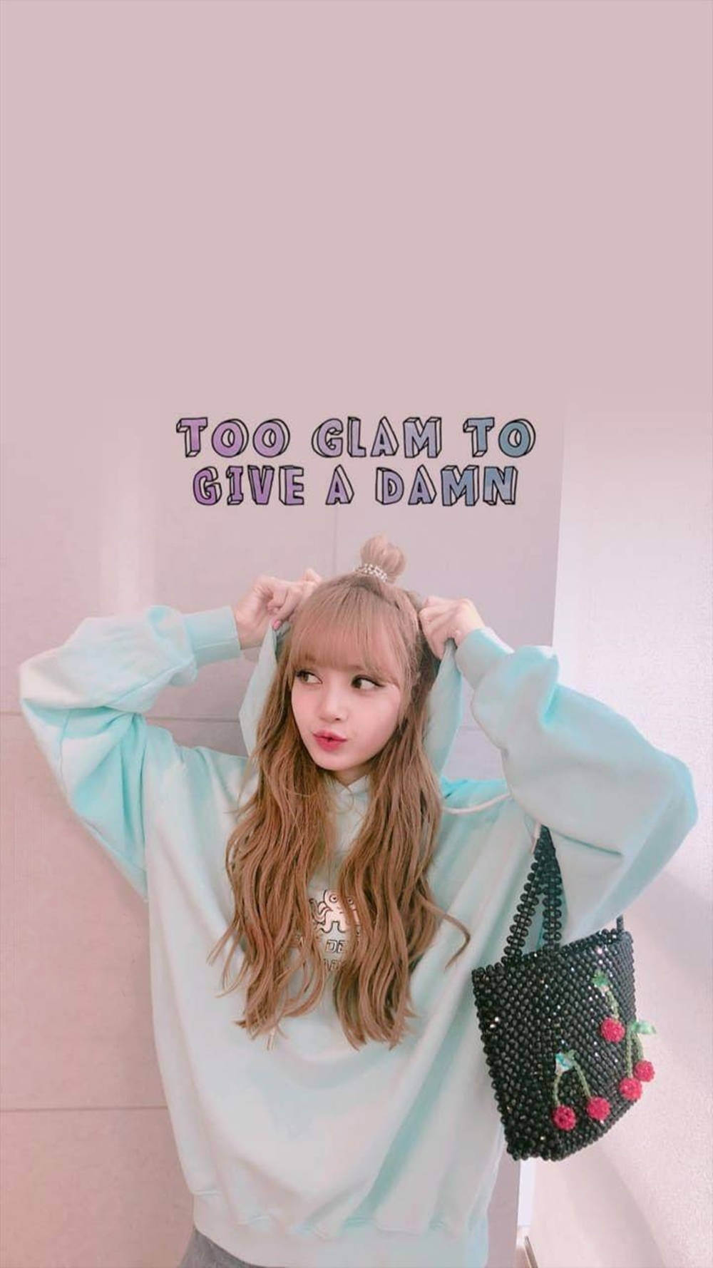 Blackpink Cute Stylish Lisa Wallpaper