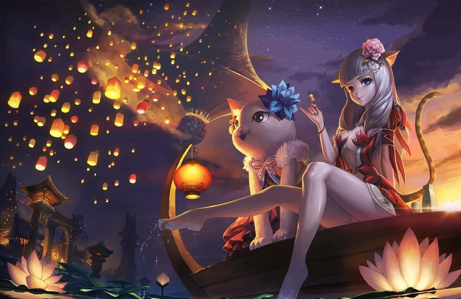 Blade And Soul Anime Neko Girl Wallpaper