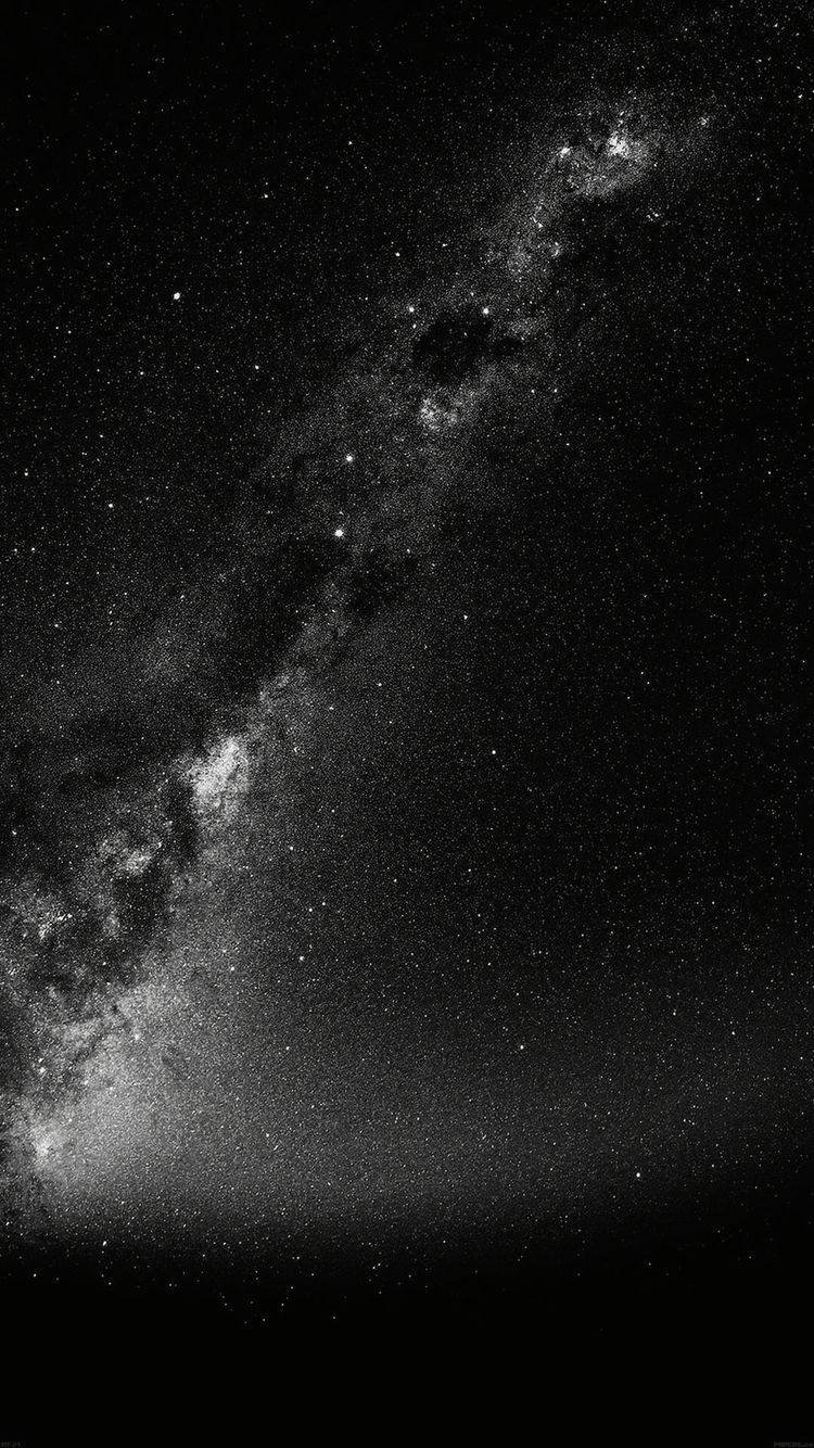 Blank And White Stars In Galaxy Wallpaper