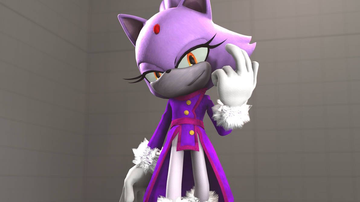 Blaze The Cat 3d Wallpaper