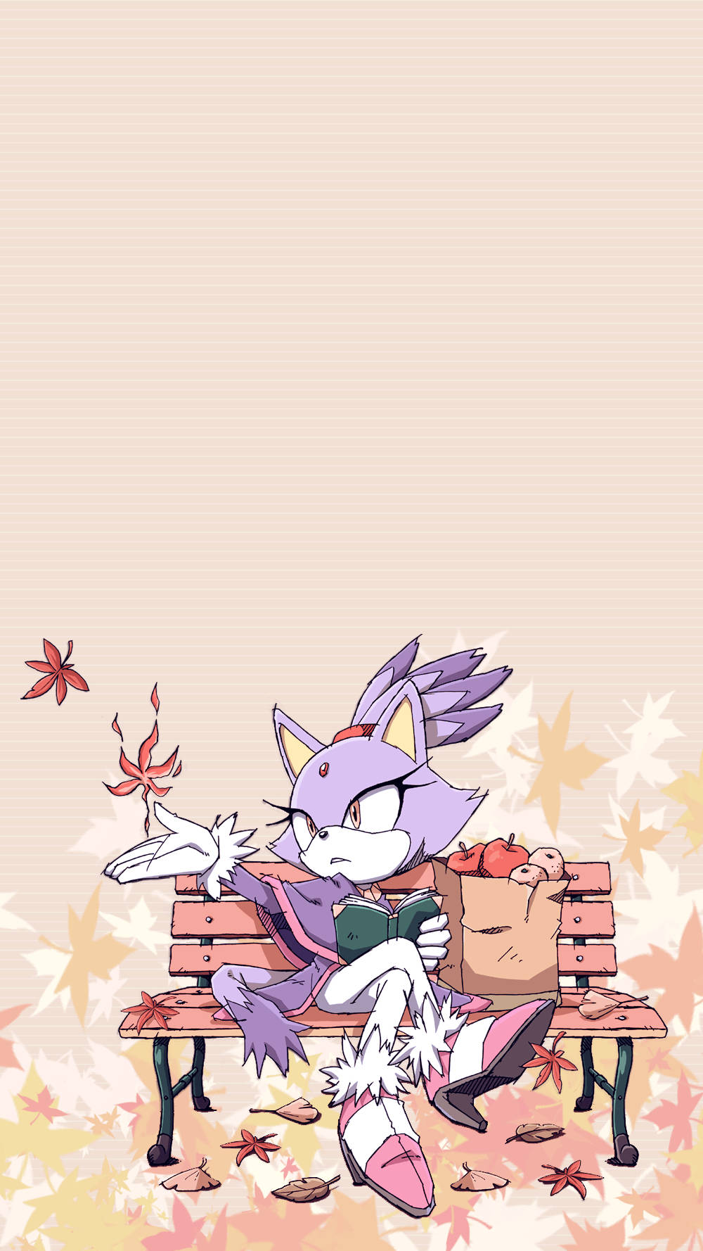 Blaze The Cat In Full Form Wallpaper