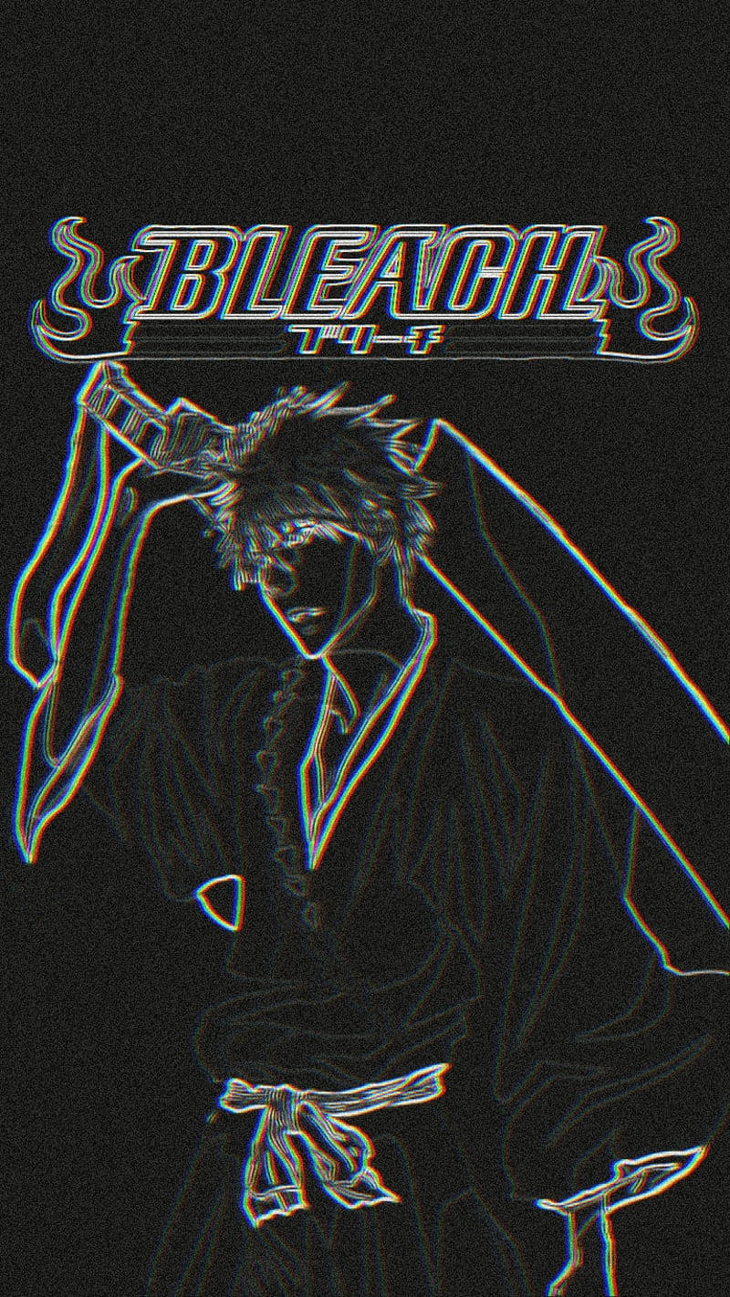 Bleach Iphone Black And White Artwork Wallpaper