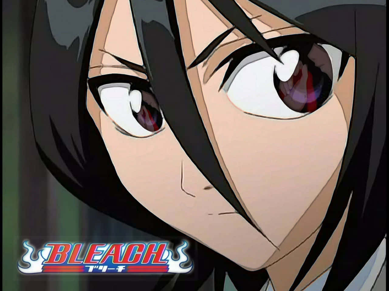 Bleached-haired Bleach Heroine Rukia Kuchiki- Wallpaper