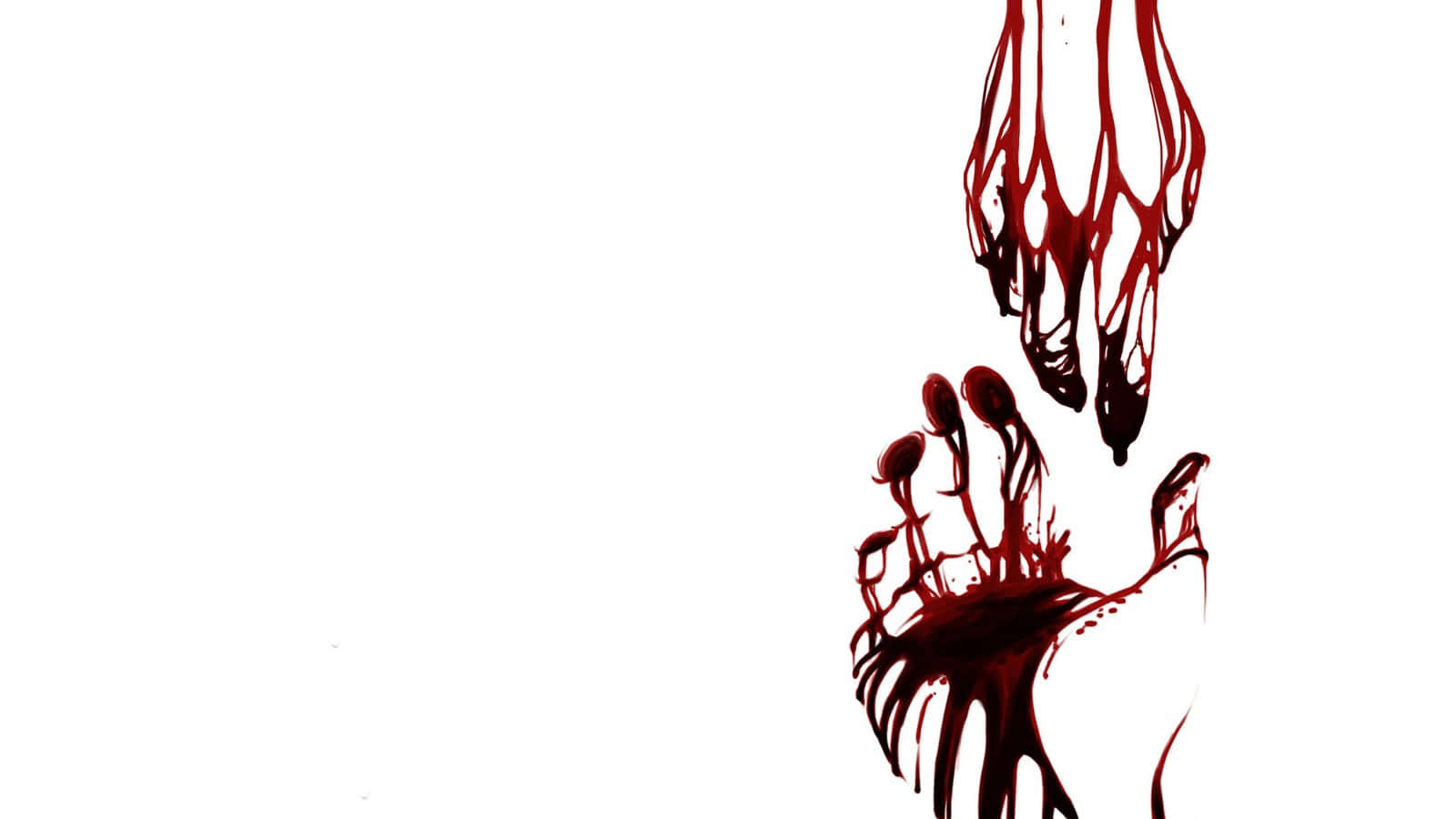 Blood Aesthetic White Hands Wallpaper