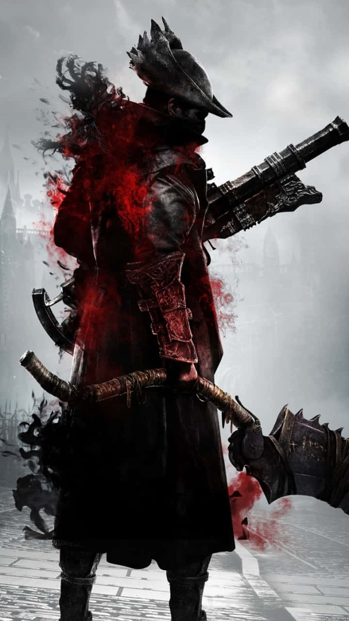 Bloodborne Hunterin Red Mist Wallpaper