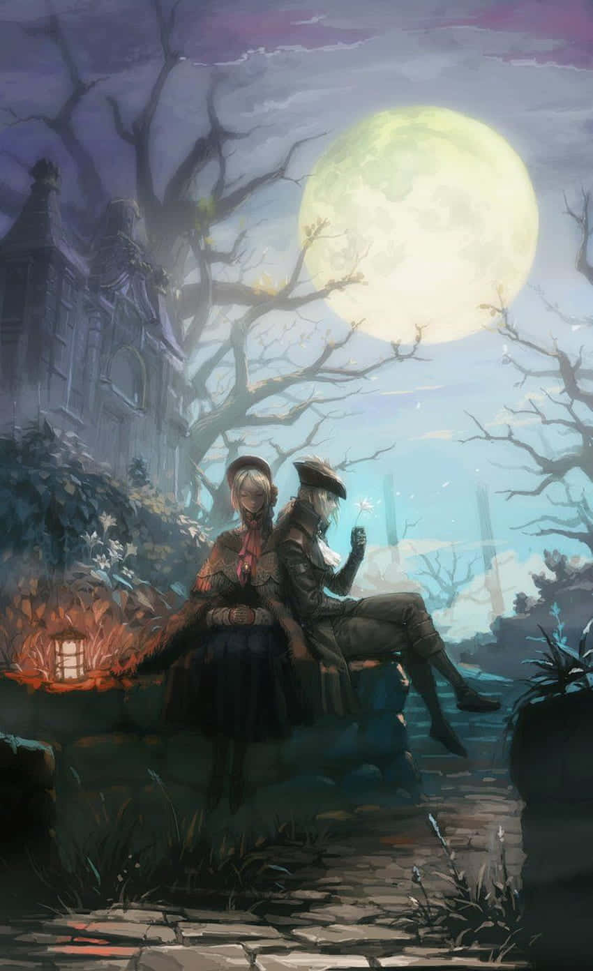 Bloodborne Moonlit Companions Wallpaper